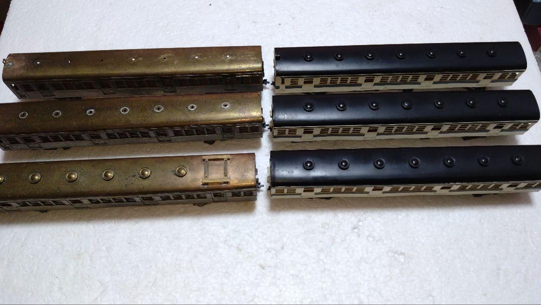 HOゲージ ボディ真鍮製 モハ63　六両ジャンク品