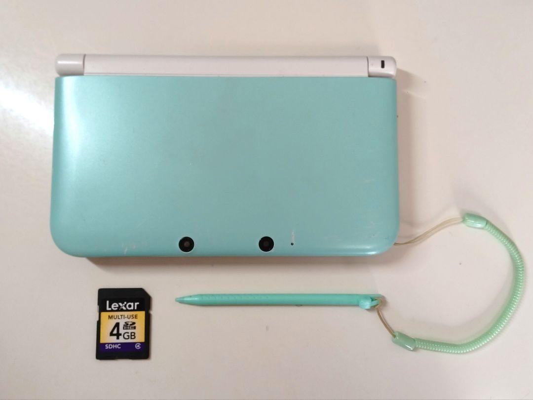 ニンテンドー3DS LL ミント×ホワイト 中古