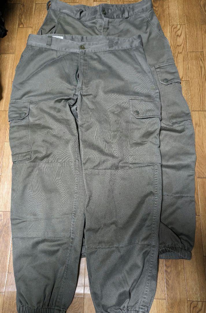 フランス軍 F2 カーゴパンツ パラシュートパンツ　セット売り