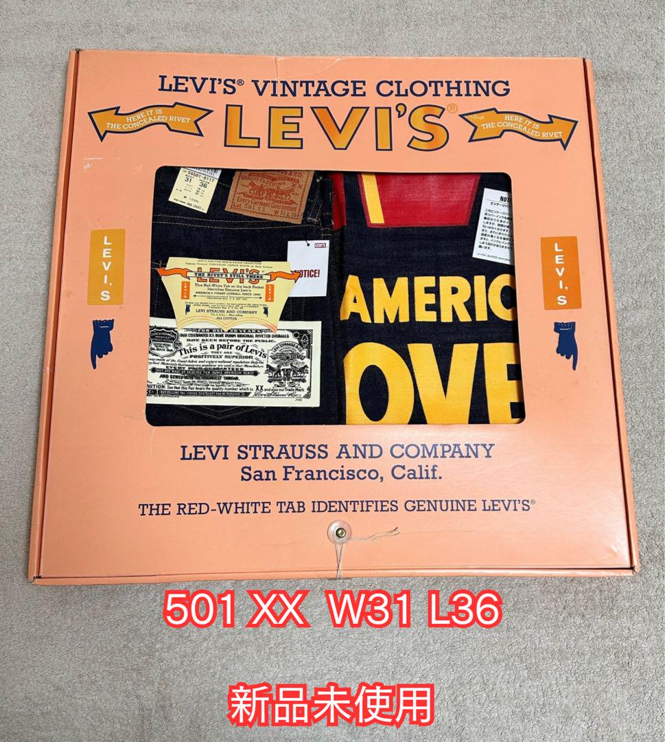 【値下】LEVI’S  501XX W31 L36  バナー付き復刻