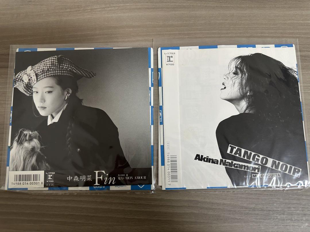 【昭和完全新品！コレクション！】中森明菜『Fin』『TANGO NOIR』