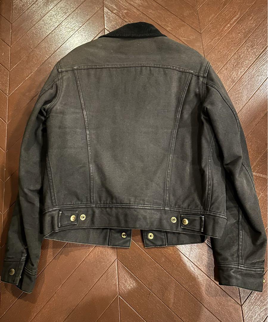 希少　Scarecrow Yah Ta Hey leatherデニムジャケット