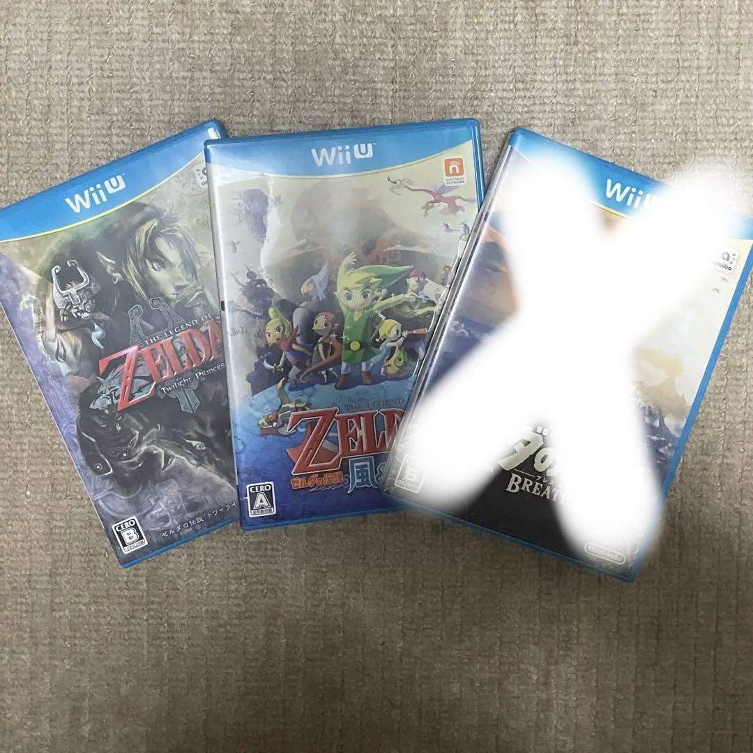 バラ売り可能！WiiUゼルダの伝説 3本セット