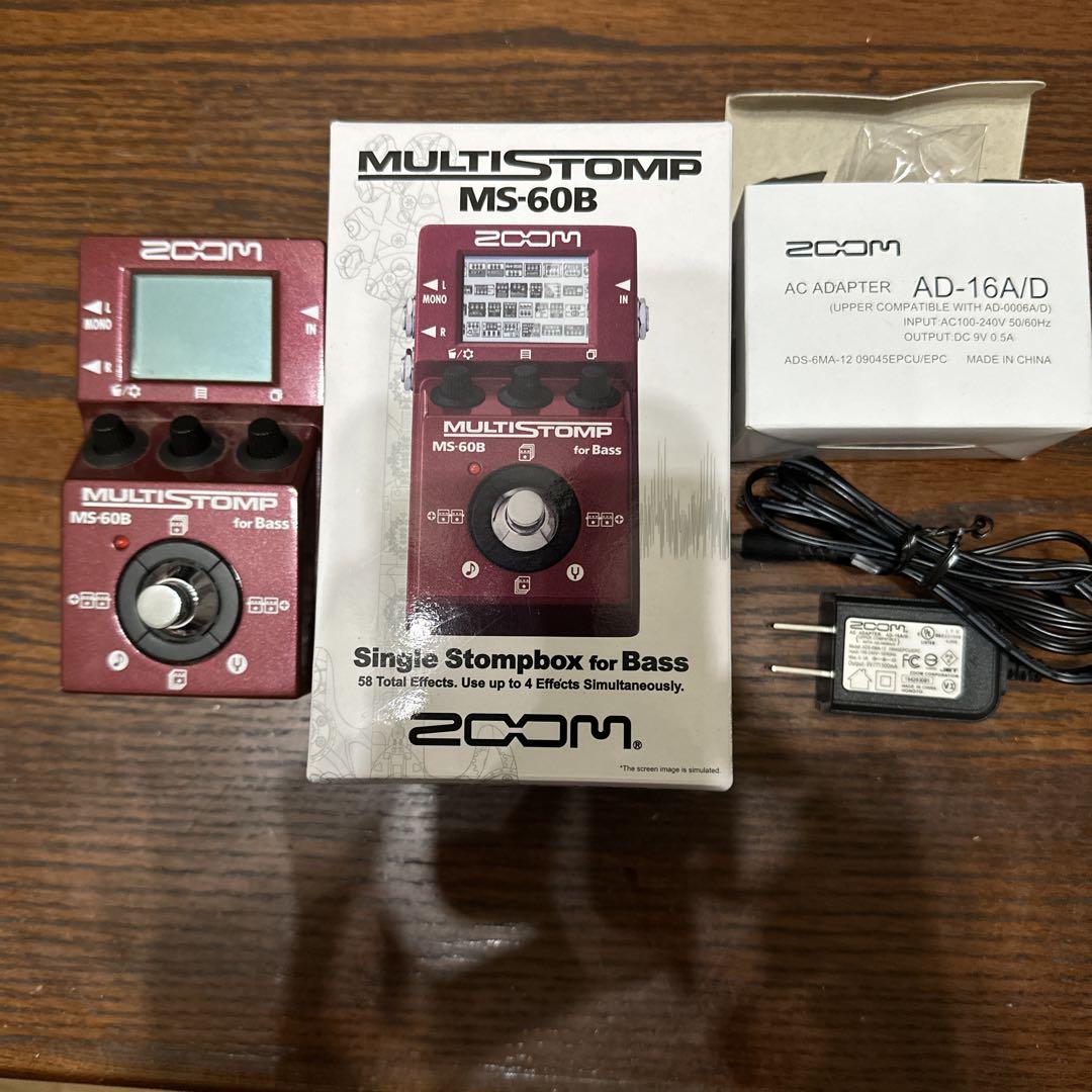 美品MULTI STOMP MS-60B for Bass ACアダプター付