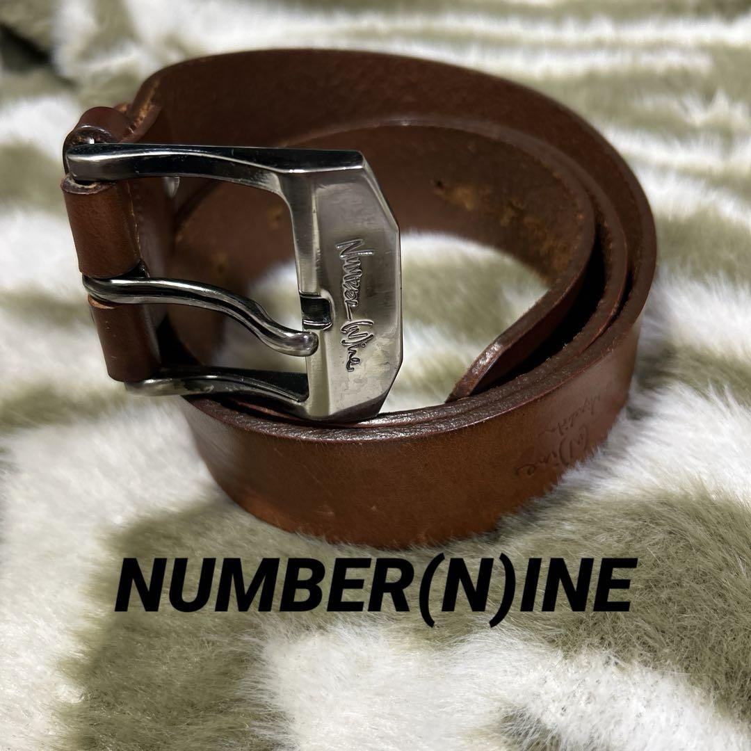 激レア！NUMBER(N)INE  宮下貴裕本人期　本革ベルト！