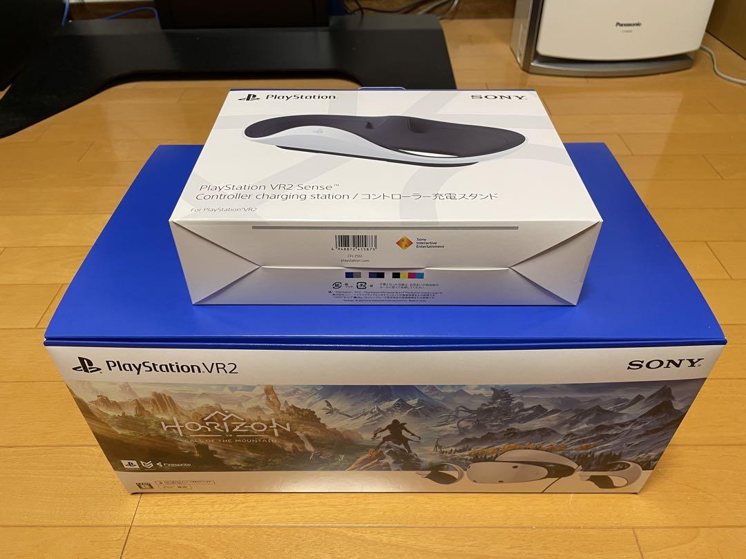 【PS5 PlayStation VR2 +純正コントローラー充電スタンド】