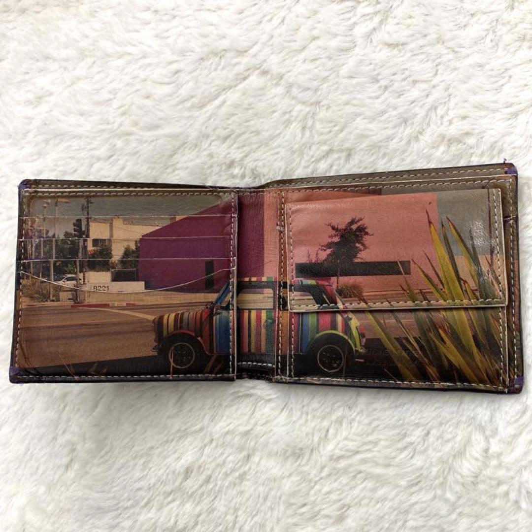 ✨美品✨Paul Smith ポールスミス 二つ折り財布 ミニクーパー レザー