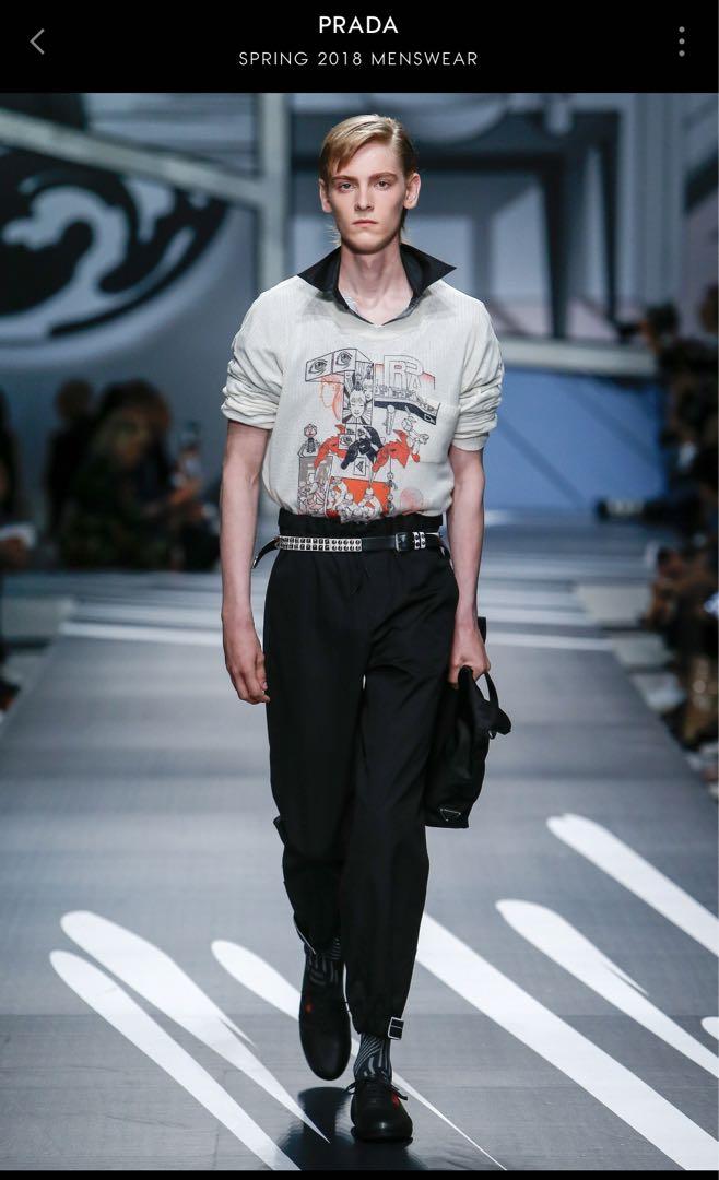 PRADA 18SS  ナイロンパンツ 46