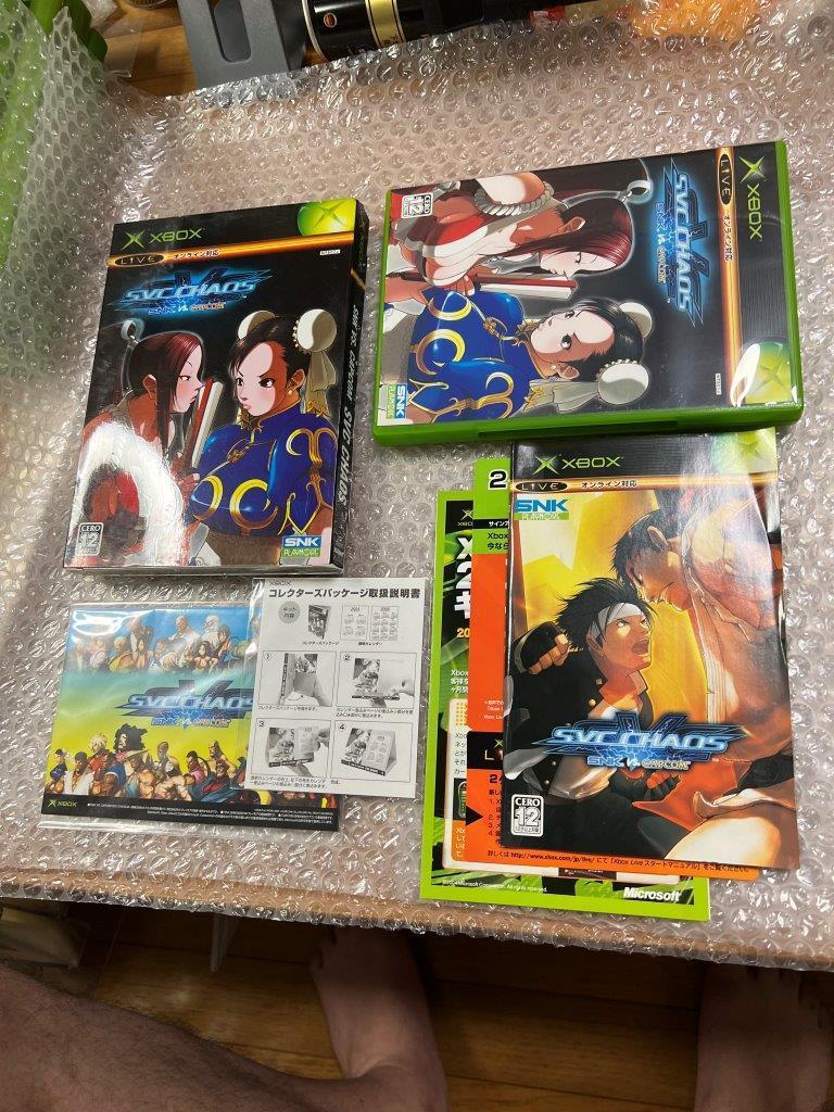 XBOX SNK VS CAPCOM SVC CHAOS 限定版 完品