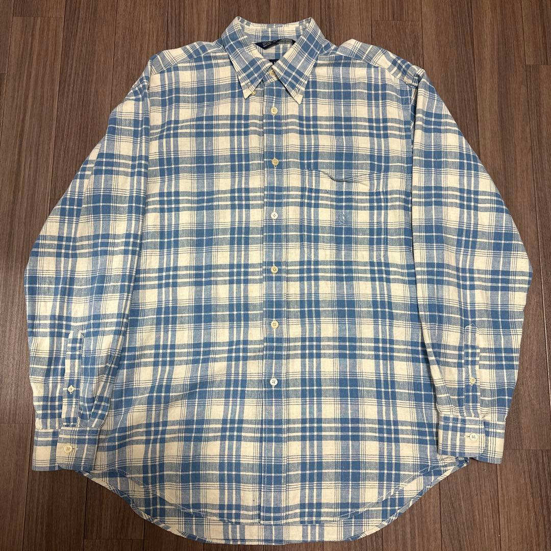NAUTICA ノーティカ ボタンダウンシャツ チェック 長袖 古着