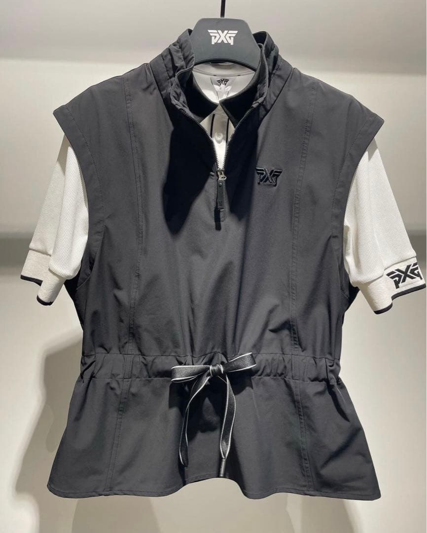 ゴルフ レディース PXG ノースリーブ ベスト ◾️ブラックSサイズ