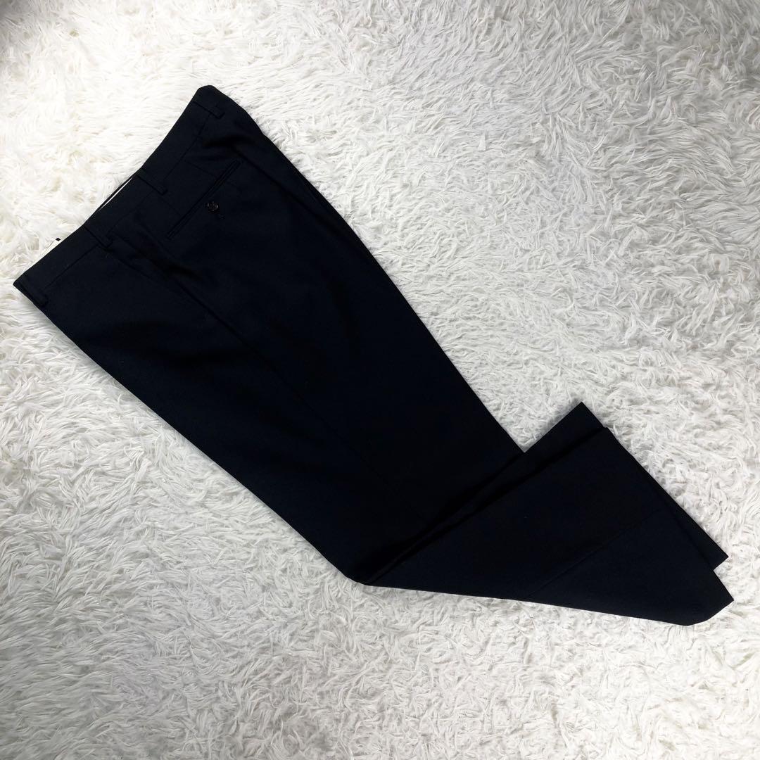 未使用級 希少 スリーピース バーバリー スーツ セットアップ ダークネイビー