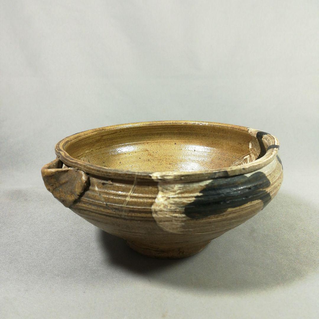古赤膚焼　赤ハタ　奥田木白　片口鉢　片口茶碗　茶道