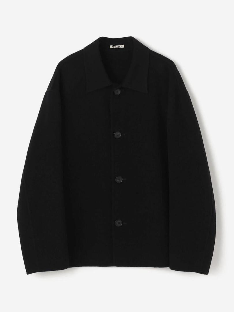 ブルゾン AURALEE velour brushed wool melton