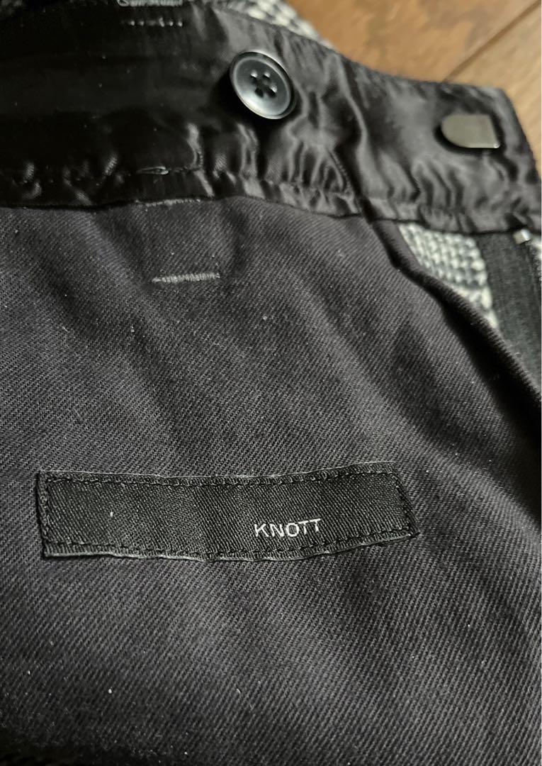(ほぼ未使用)Tomorrowland knott チェックウールパンツ