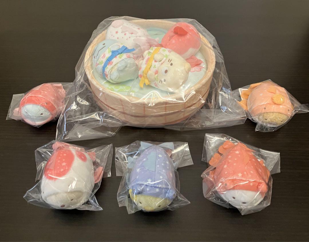 6点セット　てのりぬいぐるみ　シーンぬいぐるみ　深堀隆介展　すみっコぐらし