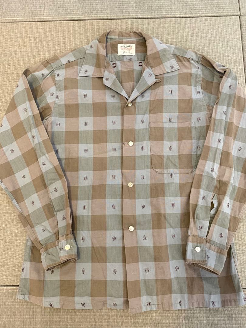 【Vintage】1960s Arrow cotton shirt