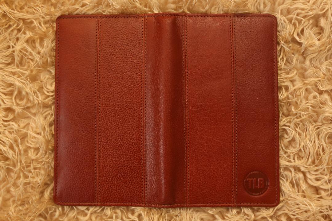 TLB The Leather Boutique 長財布 ブラウン レザー 革