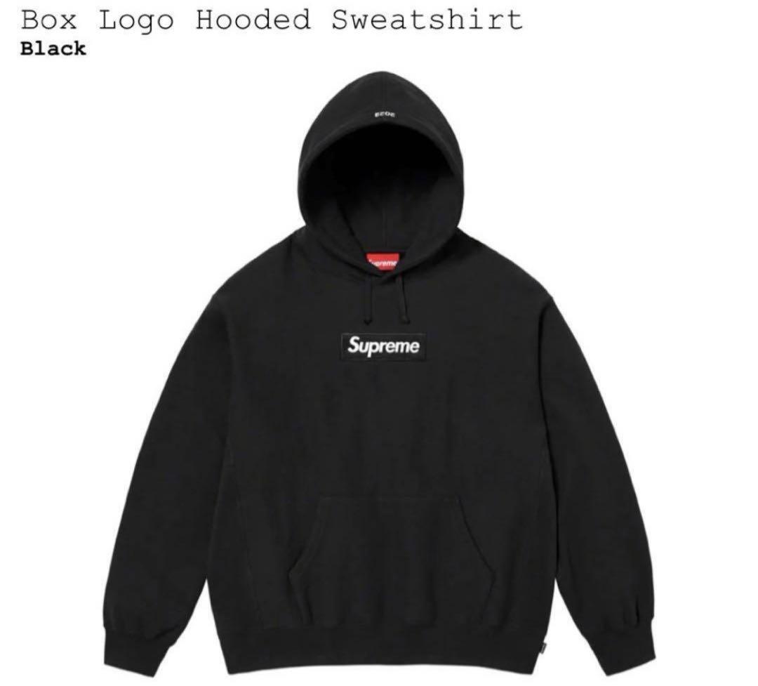supreme ボックスロゴ　パーカー