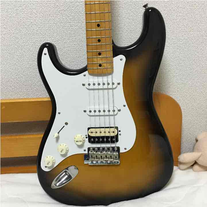 fender レフティストラトキャスター［pu交換］
