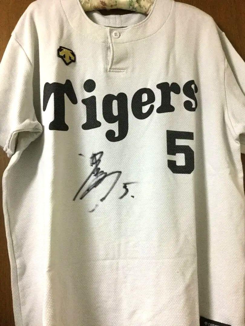 阪神優勝時代　プロ野球選手実使用直筆サイン入りプロ仕様Tシャツ　阪神タイガース
