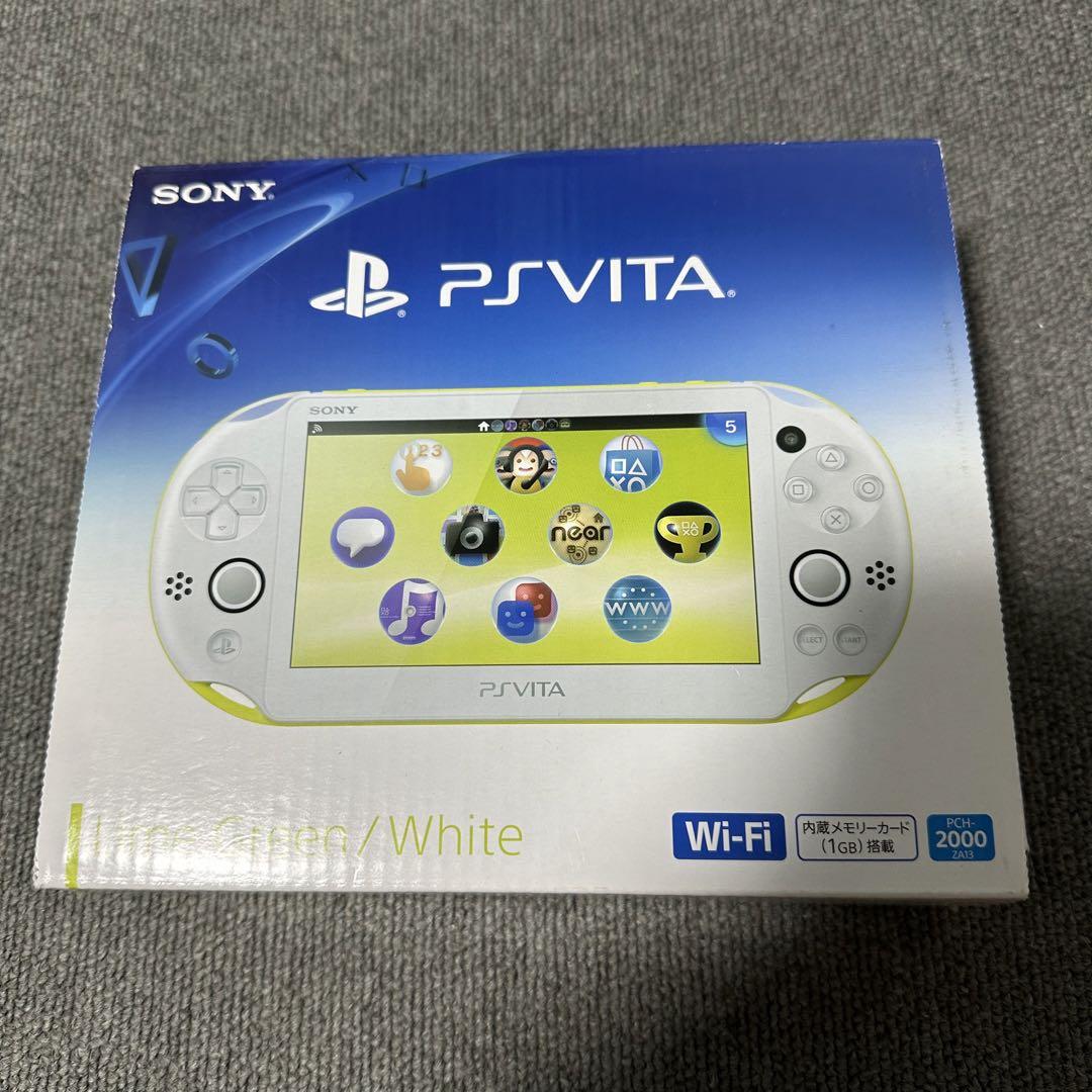 PSVITA PCH-2000 ライムグリーン/ホワイト ほぼ新品