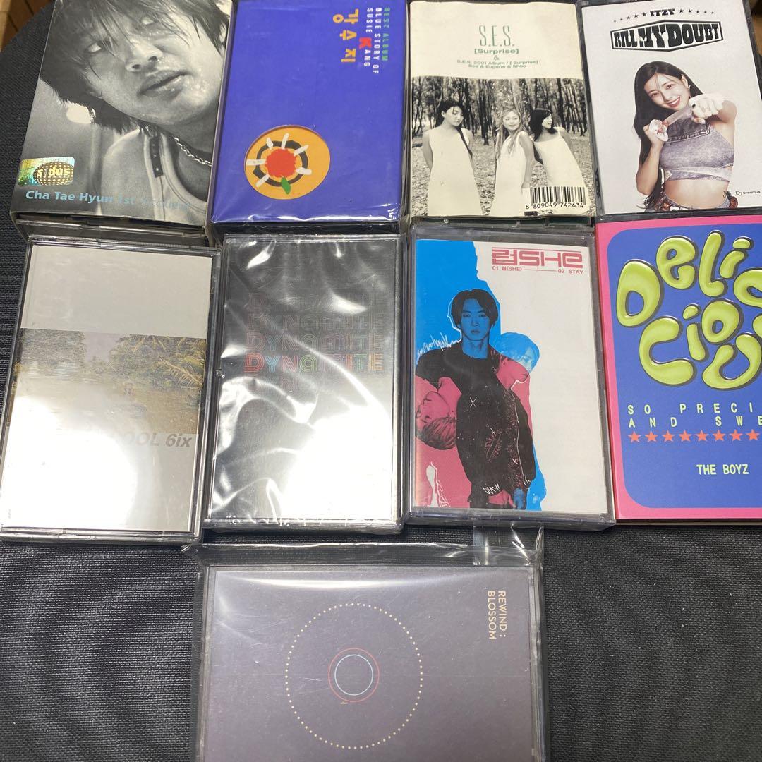 まとめ　韓国　カセットテープ　レトロ　レア　新品含む