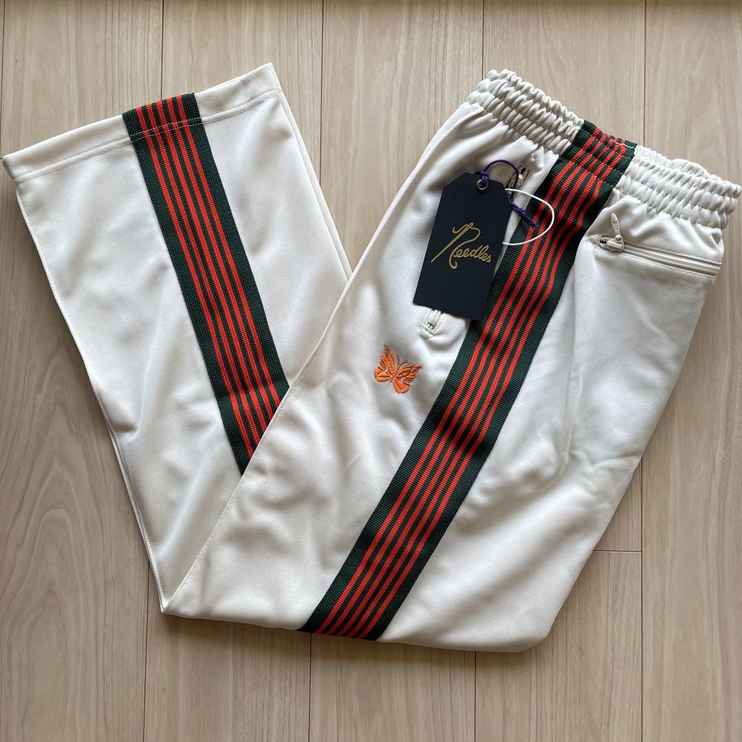 新品　needles トラックパンツ　ストレート　ベージュ　オレンジ　2