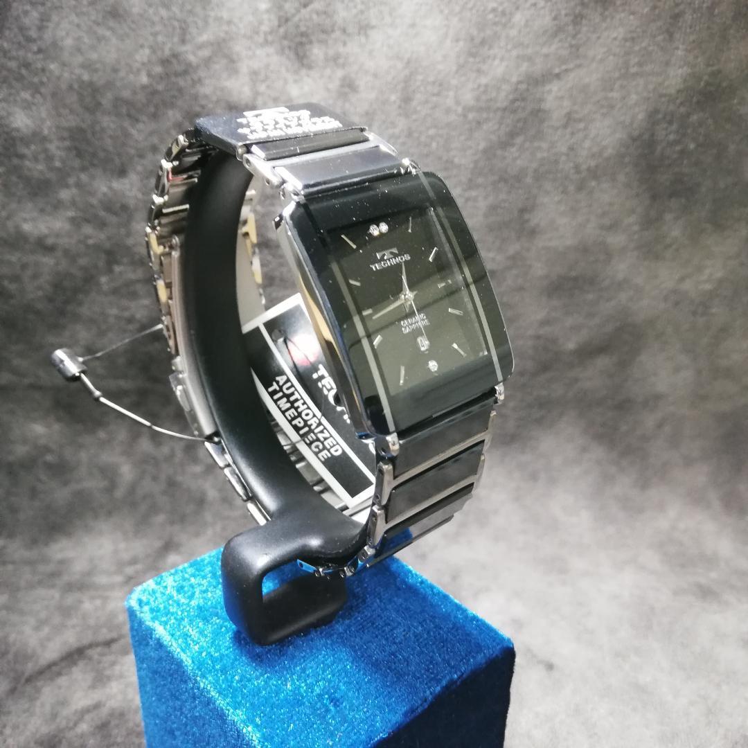 新品 箱ギャランティカ-ド 有 TECHNOS セラミックモデル (TE-02)