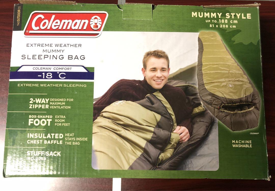 新品未使用 Coleman コールマン エクストリームウェザー　シュラフ