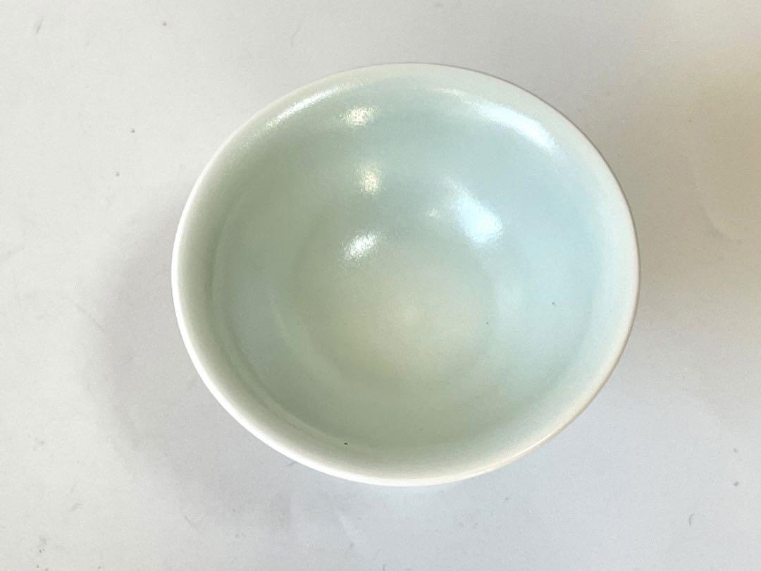 陶芸家　作家物　森和之　青白磁　高杯　馬上盃　師　前田昭博