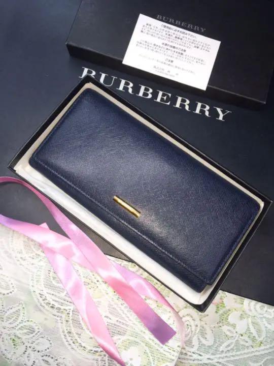新品　未使用　日本製　牛革　バーバリー　Burberry メンズ　長財布　財布