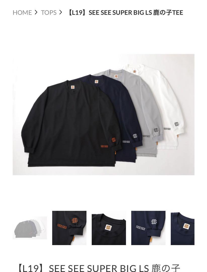 SEESEE SUPER BIG LS 鹿の子TEE