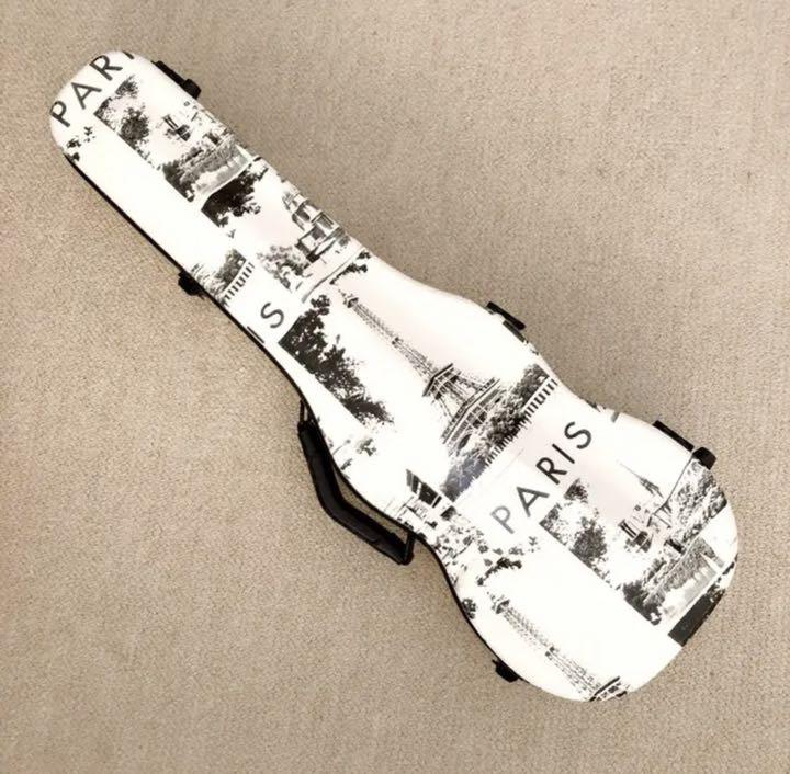 ◯新品☆1/4洗練シック☆パリの街並みバイオリンケース☆エッフェル塔モンマルトル