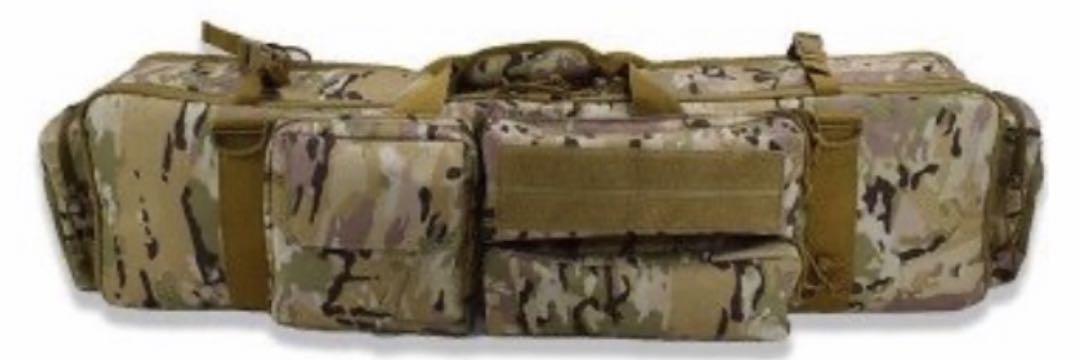 ム　ガンケース　ライフル　2丁　迷彩　カモフラ