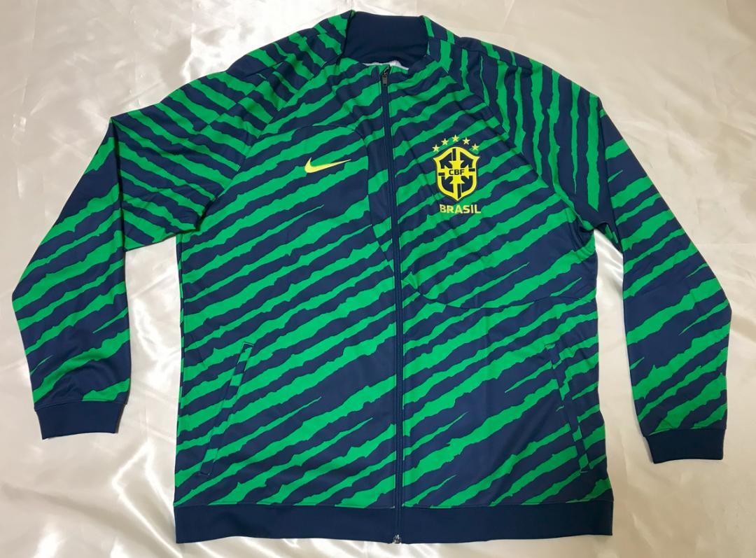 ブラジル代表　2022年　アンセムジャケット　小さめ2XL　スイカ柄