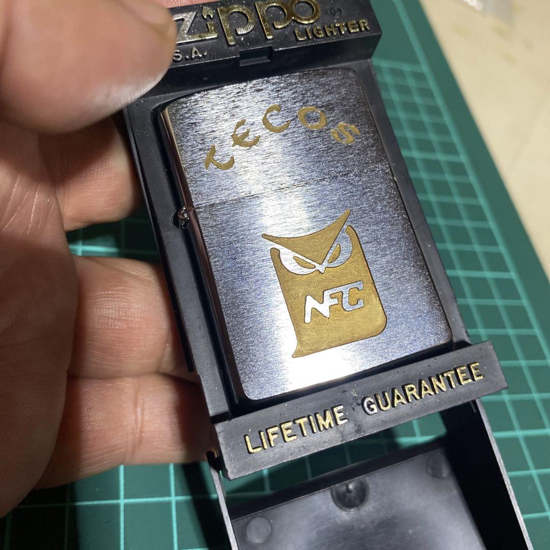 ジッポ　ビンテージ　TECOS NFC サッカー　オイルライター