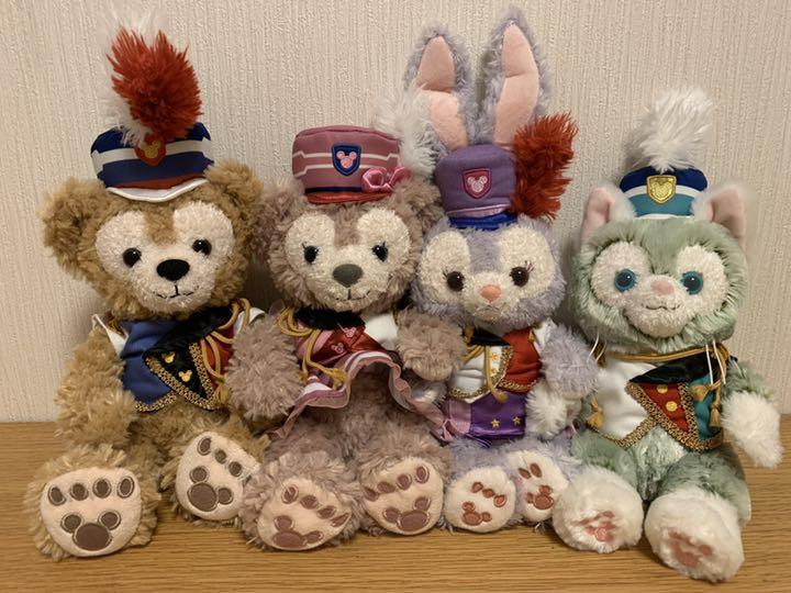 ダッフィー&フレンズ　ぬいぐるみ　ハッピーマーチングファン　SSサイズ　35周年