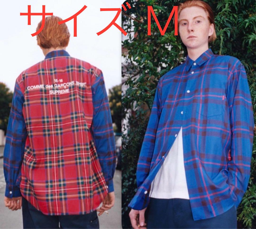 コムデギャルソン　シャツ Supreme シュプリーム チェックシャツ