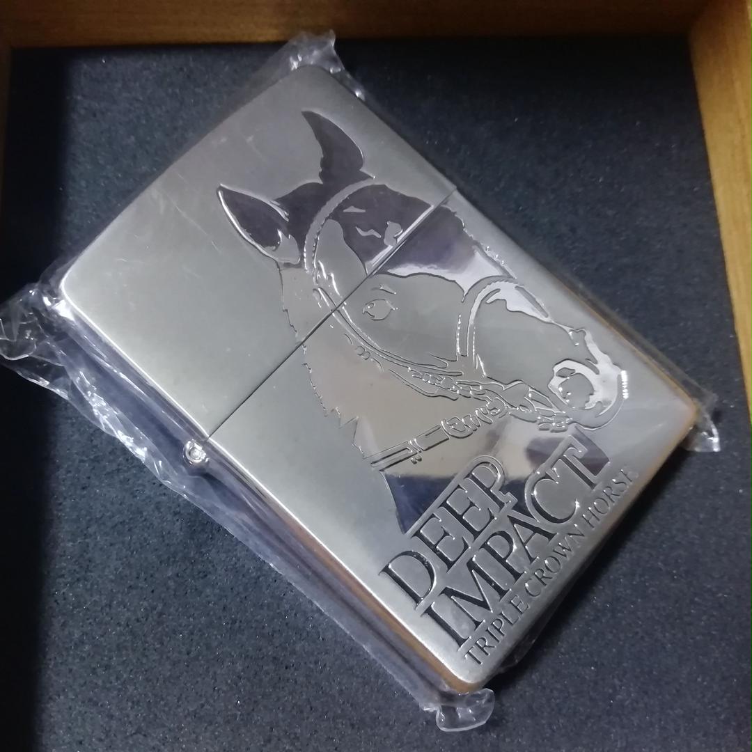 zippo 廃盤商品 競馬ディープインパクト三冠達成記念 未使用品