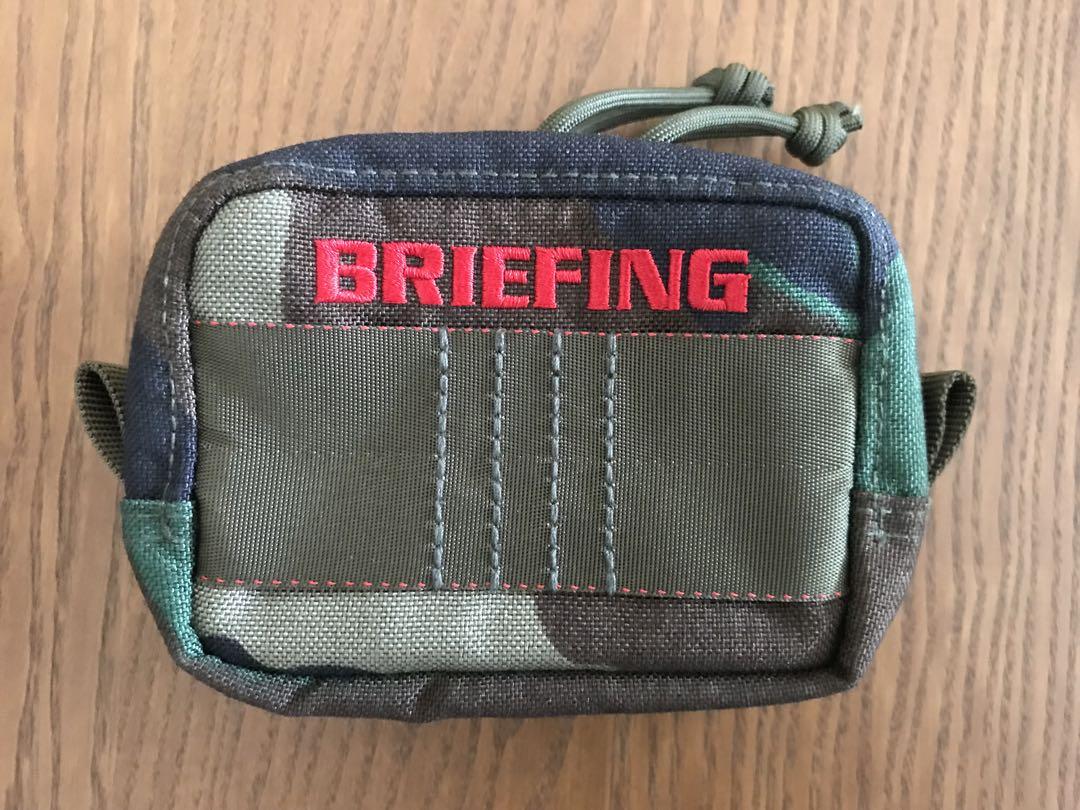 【BRIEFING】beamsゴルフ別注　カモフラ柄ポーチ