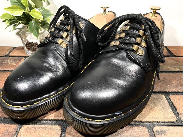 イングランド製　Dr.Martens ドクターマーチン 4フック　黒　26.5