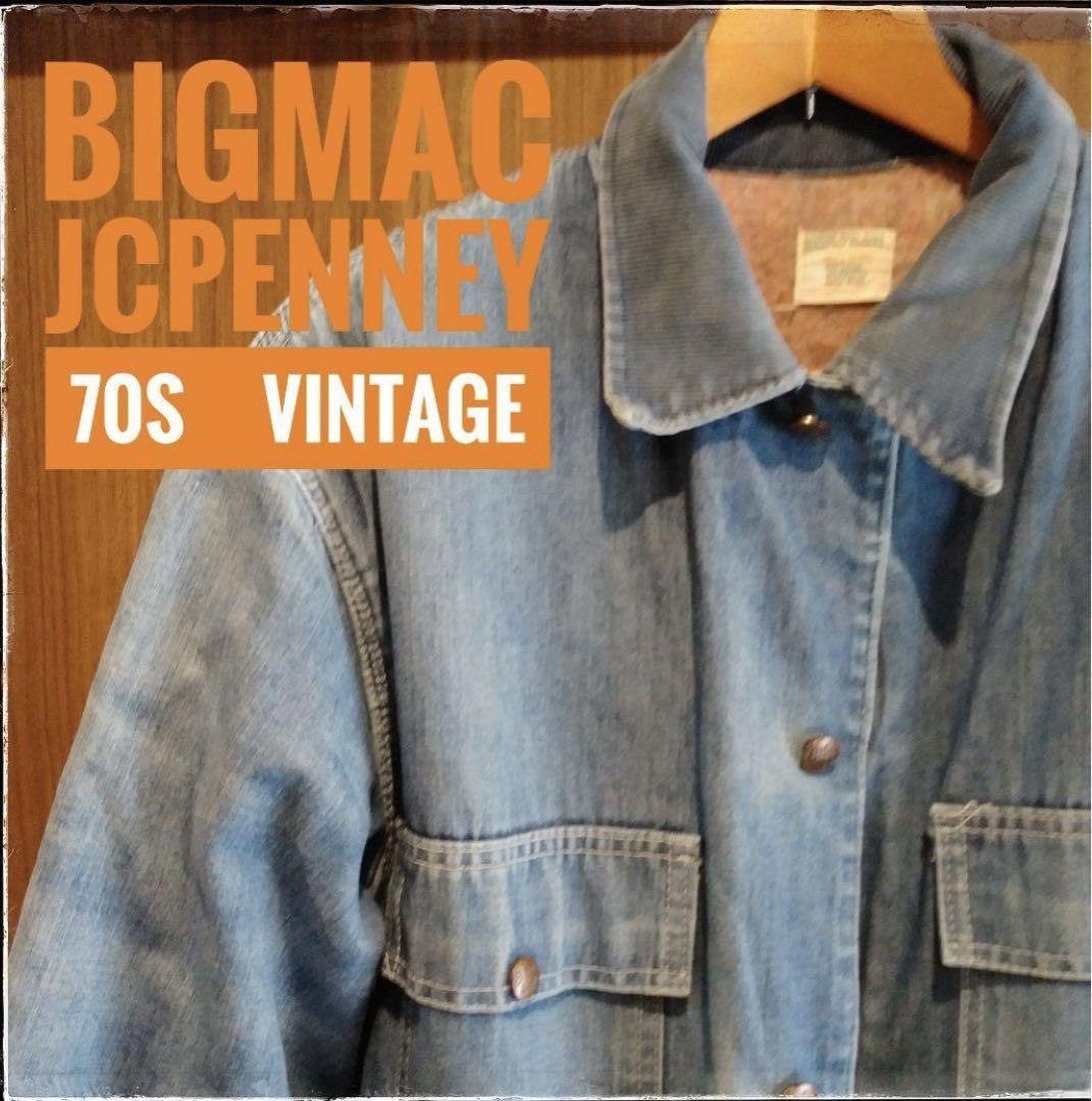 ヴィンテージ　デニムカバーオール　BIGMAC　JCPenney　70s