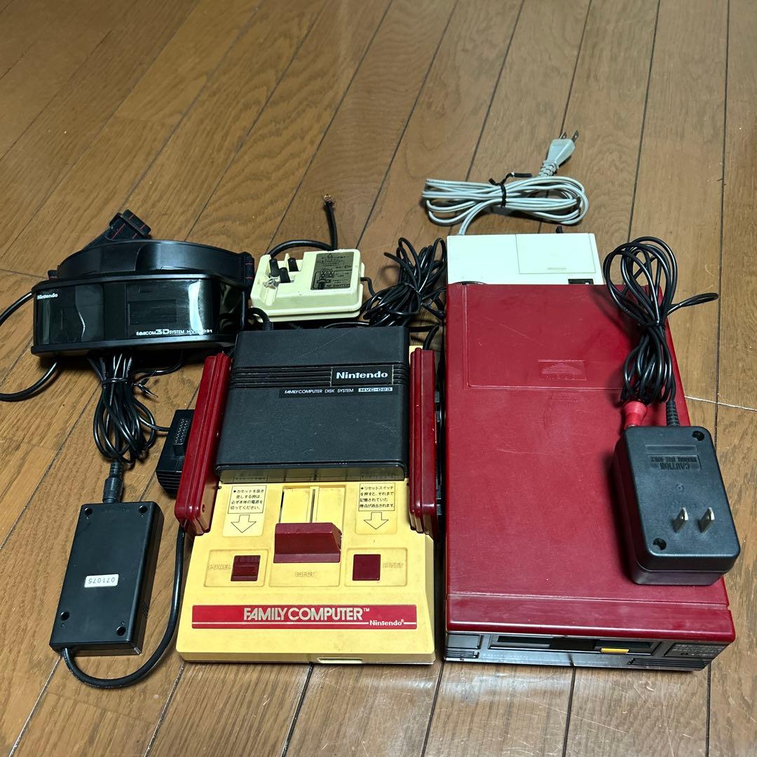 ニンテンドー本体　ディスクシステム　プレステ　ソフトいろいろ