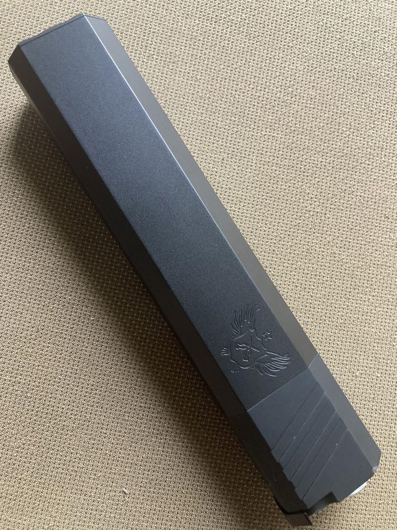 オスプレイタイプ　サイレンサー ８インチ　Ｍ１４逆ネジ仕様　刻印あり　美品