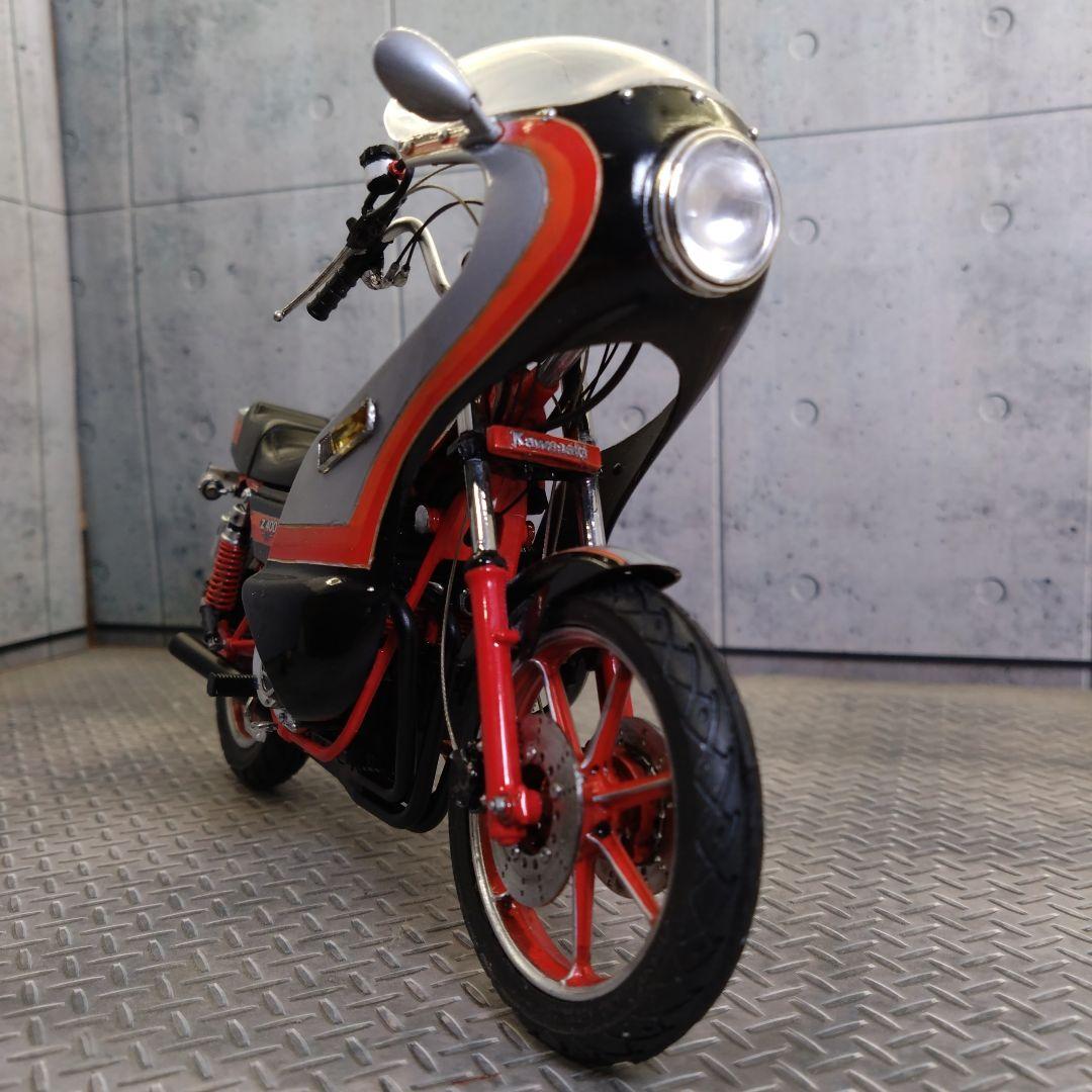 アオシマ製KawasakiZ400FXプラモデル