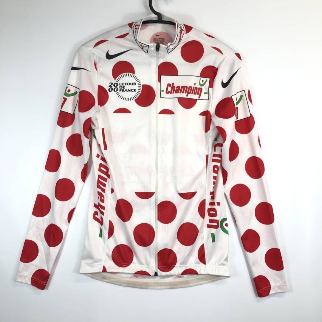 イタリア製 ナイキ 長袖サイクルジャージ Sサイズ ツールドフランス 2000