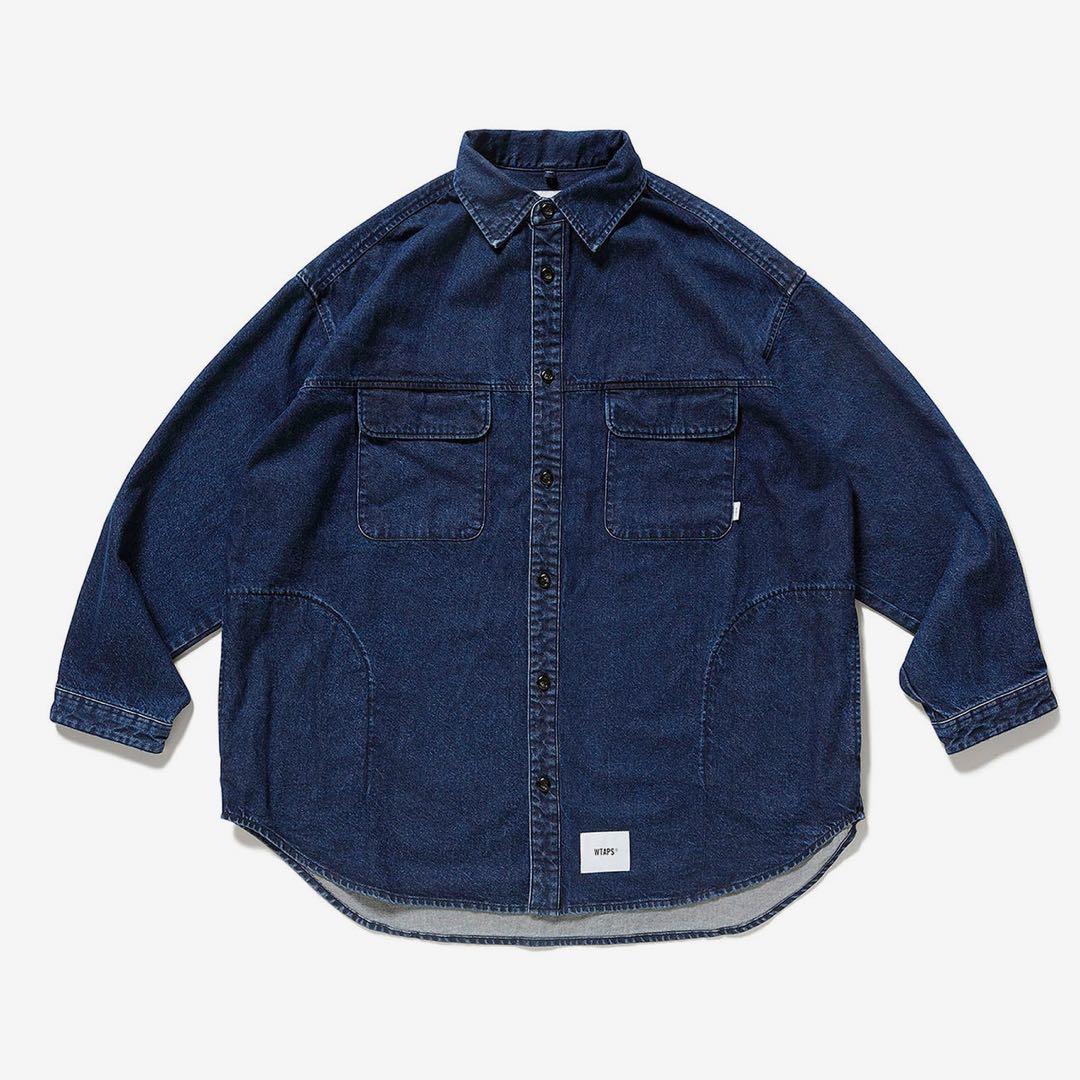 Mサイズ 22AW WTAPS WCPO 01 LS COTTON DENIM