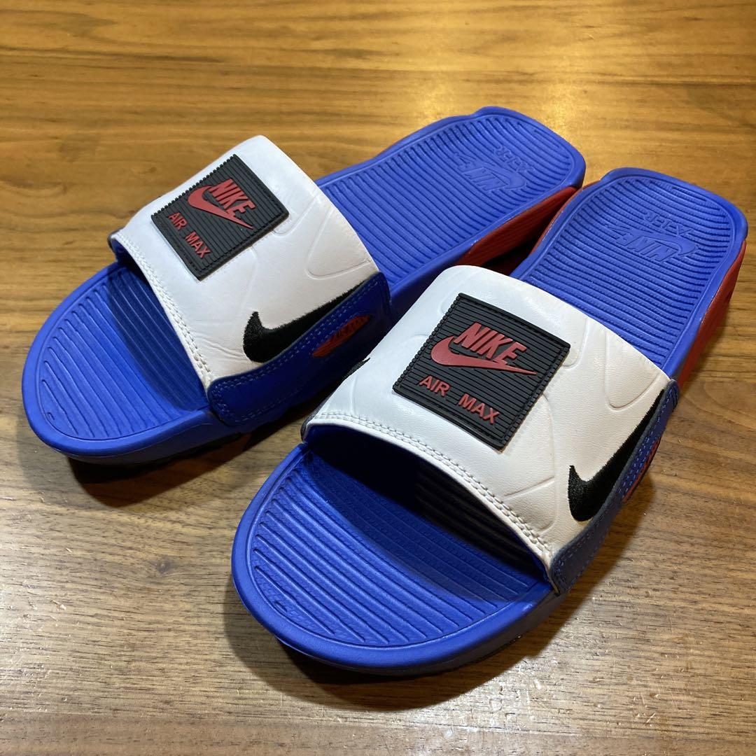 ナイキ　エアマックス90  サンダル　スライド　ブルー　未使用　25