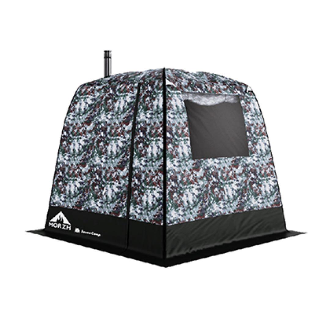 MORZH モルジュ Camouflage 3層式テントサウナ ストーブセット